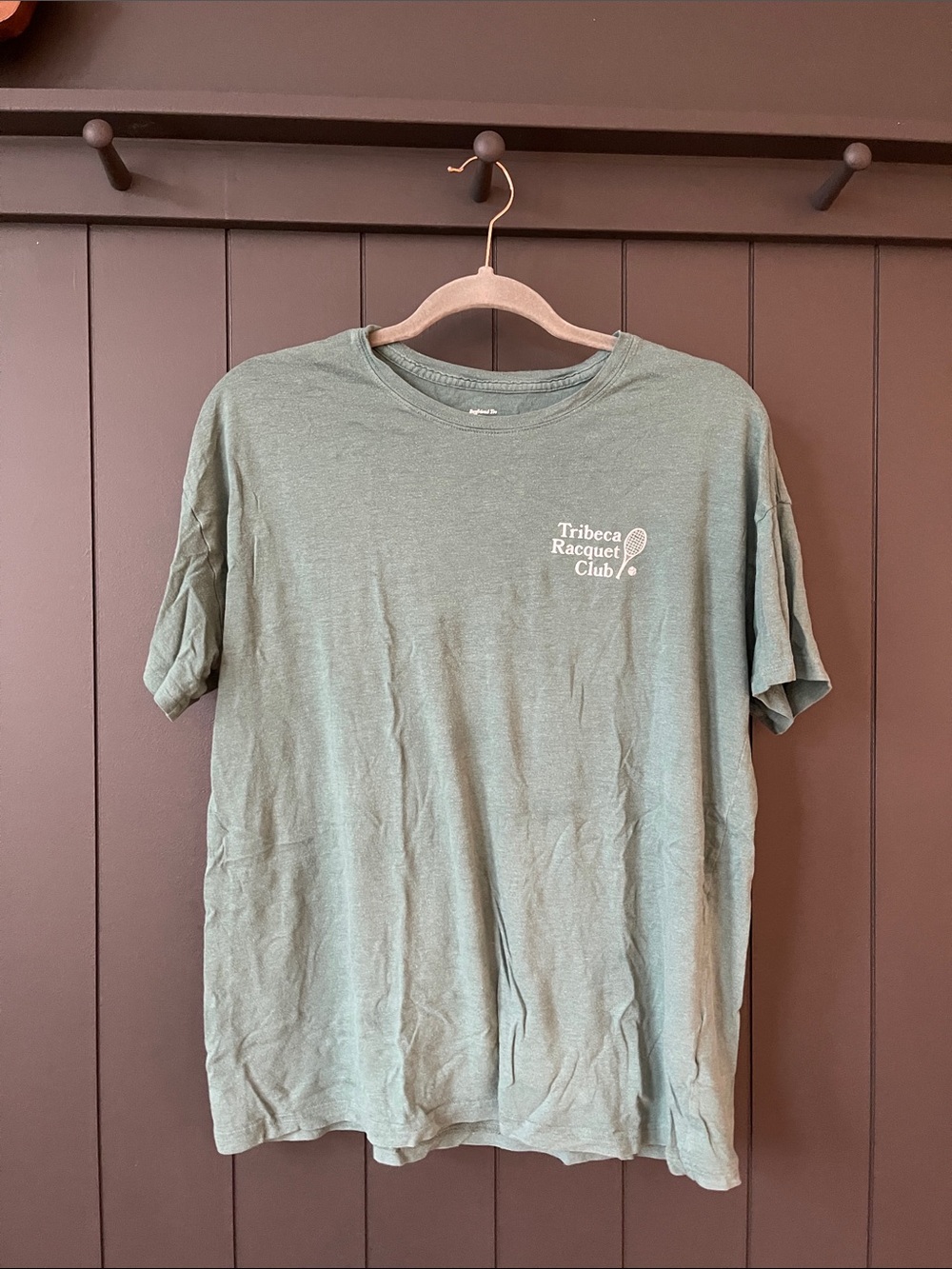 Abercrombie & Fitch Tennis Seafoam Green Short Sleeve Boyfriend Tee